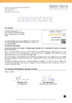 چین Shenzhen K&amp;F Apparel Co., Ltd گواهینامه ها